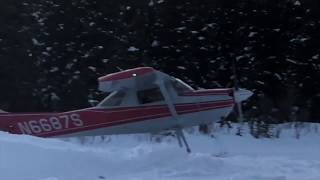 Cessna Ski Flying Alaska [upl. by Flan]