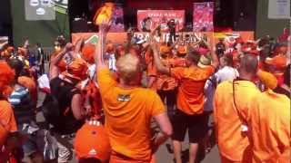 Oranje Fiesta in Kharkiv Fan Zone  Part 1  June 13 2012 [upl. by Quartus7]