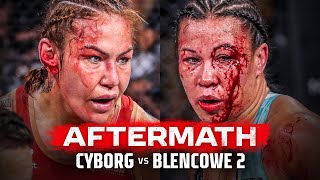 AFTERMATH  Cris Cyborg vs Arlene Blencowe II  BELLATOR MMA [upl. by Ching]