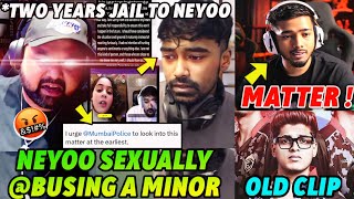 ALL REACTIONS Neyoo Sexually buse a Minor  Goldy Bhai React Old Clips of Jonathan amp Scout VIRAL [upl. by Eifos705]