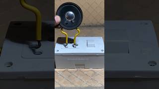 5 watt speaker vs 220V Electricity experiment shorts [upl. by Nailluj887]