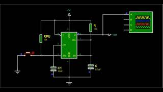 Monostable 555 Timer Animation [upl. by Fitzsimmons]