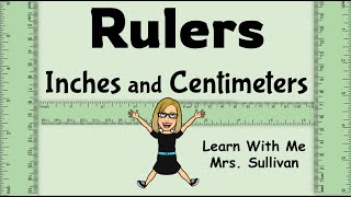 How to use Rulers for Inches amp Centimeters and how to tell the two sides apart [upl. by Arev]