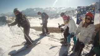 Taunton School Ski Trip 2012  La Thuile [upl. by Ahteral]