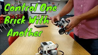 quotHaving One LEGO Mindstorms EV3 Brick Connect To Anotherquot [upl. by Koeninger825]