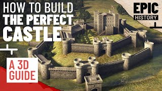 3D Guide  How to Build the Perfect Medieval Castle [upl. by Fairleigh]