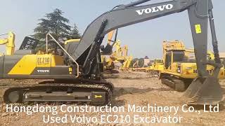 Multi Functional Second Hand Original Used Volvo EC210 210 Excavator 21 Ton Medium Duty Hydraulic [upl. by Haek]