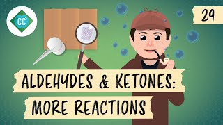 Aldehyde and Ketone Reactions  Hydrates Acetals amp Imines Crash Course Organic Chemistry 29 [upl. by Unhsiv]