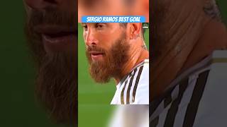 Sergio Ramos Best goal🤫 football viral goat goal [upl. by Neelsaj976]