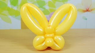 풍선아트 Basic Balloon Butterfly 풍선 나비 만들기 [upl. by Ahsiei339]