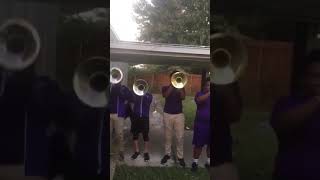 Edna Karr High Marching Band  Mellophone Fanfare [upl. by Semyaj]