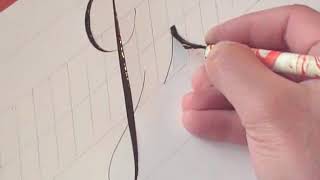 How to Write Copperplate The Letters J and j [upl. by Duer]