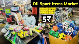 Sports Items Wholesale Market In delhi Sadar Bazar Cricket Bat Manufacturer [upl. by Noed]