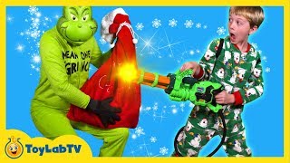 Grinch Takes Toys Santa Claus Christmas Toy Surprise for Kids Hot Wheels Cars amp Opening Presents [upl. by Aneleve281]