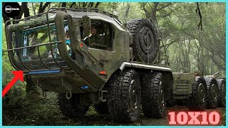 10 most Extreme Off Road Military Trucks in the world 10X10 and 8X8 [upl. by Noyrb]