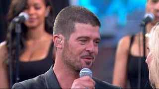 Robin Thicke on New Album Wooing Paula [upl. by Suravart]