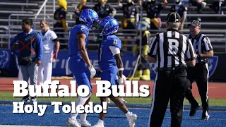 UB Football Defeats Toledo To Improve To 42 [upl. by Towland]