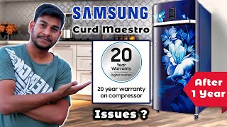 Problems after 1 Year  SAMSUNG Curd Maestro Refrigerator [upl. by Dewie209]