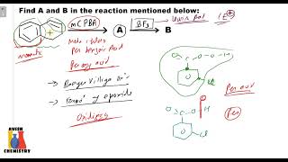 Formation of Epoxide with mCPBA followed by reaction with BF3 [upl. by Crandall229]