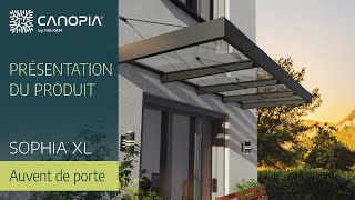 Auvent de porte Sophia XL  Une protection élégante pour votre entrée FR [upl. by Assilac]