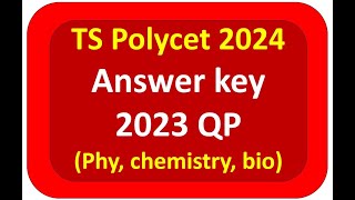 polytechnic entrance exam preparation 2024 polycet entrance exam model paper 2024 [upl. by Lind231]