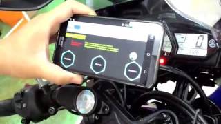 APITech ECU Bluetooth Tuning with Handset [upl. by Baillieu]