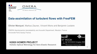 Data assimilation of turbulent flows with FreeFEM [upl. by Nebuer364]