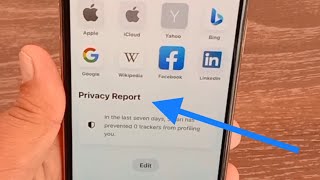 How to Remove Privacy Report From Safari Homepage iPhone [upl. by Heller]