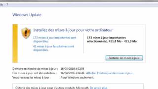 Comment corriger les bugs de mise a jour Windows 7  3264 bit [upl. by Aremahs]