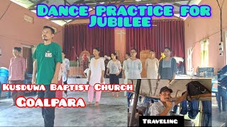 Traveling to Goalpara  Dance practice for jubilee  Kusduwa Baptist Church [upl. by Siro616]