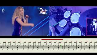 K3 Drum  Waterval Drum Cover Drum Karaoke Sheet Music Lessons Tutorial [upl. by Silvano324]