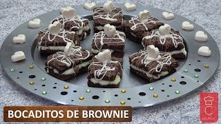 Como Preparar Bocaditos de Brownie [upl. by Amara]