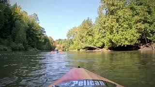 Kayaking the Nottawasaga River Klondike Park to SchoonerTown [upl. by Ylicec]