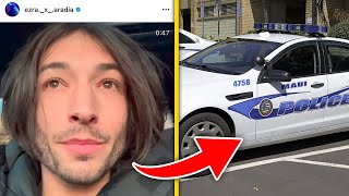 Ezra Miller Deletes Instagram And MOCKS Police Search [upl. by Lak]