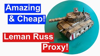 Cheap Warhammer 40k Amazing proxy tank from Culverin Models [upl. by Keram640]