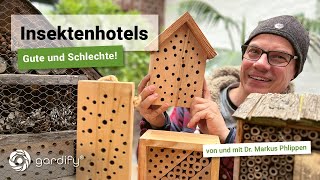 Insektenhotel kaufen oder selber bauen Unterschied zwischen Gut und Schlecht [upl. by Marietta]