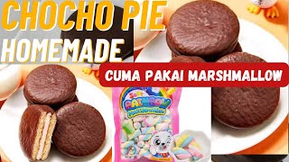 CHOCHO PIE HOMEMADE‼️ CUMA 3 BAHAN AJA ENAK BANGET CHOCHOPIE homemade dapursederhanamamaraka [upl. by Derag]