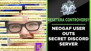 ResetERA Controversy Secret Discord server outed by NeoGAF user [upl. by Niessuh]