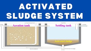 Activated sludge system used in sewage waste water treatment [upl. by Kcireddor]