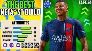 BEST LVL 60 META STRIKER BUILD EA FC 24 Pro Clubs [upl. by Branden]