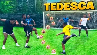 ⚽️TEDESCA Challenge tra 8 FRATELLI 🤯Incredibile [upl. by Ynnad]