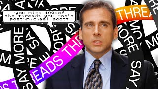 michael scotts threads account greatest quotes  The Office US  Comedy Bites [upl. by Ilse]