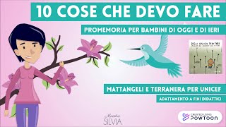 quotDieci cose che devo farequot  Educazione Civica ed Ambientale per bambini della scuola primaria [upl. by Nancee]