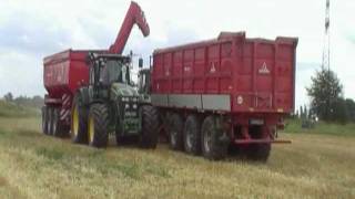 ANNABURGER Umladewagen Überladewagen in der Ernte 2009 Chaser Bin  Reloading wagon harvest [upl. by Ardnazil239]