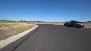 Alfa Romeo Giulia QV tracking at SCR against a Camero ZL1 or Z28 [upl. by Arikat]