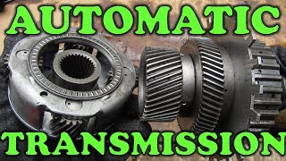 How an Automatic Transmission Works RWD [upl. by Eimac]