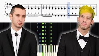 twenty one pilots Holding On To You  Piano Tutorial  SHEETS [upl. by Dela]