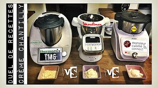 DUEL DE RECETTES  CREME CHANTILLY TM6 VS COMPANION VS MCC par Sand CookampLook [upl. by Lap682]