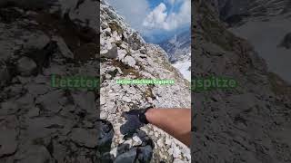 Zugspitze 2 Stunden vorm Gipfel nicht gesichert [upl. by Airpac132]