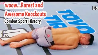 Rarest and Awesome Knockouts in the History of Combat Sports  MMA  boxing [upl. by Eltotsira38]